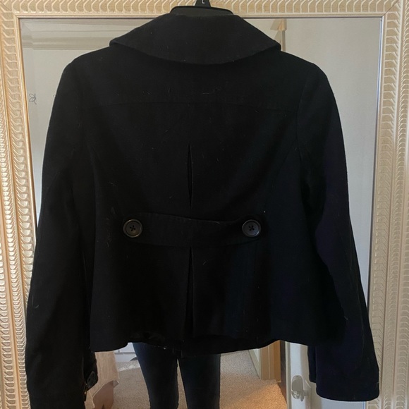 Banana Republic double breasted metal button coat - Picture 3 of 7